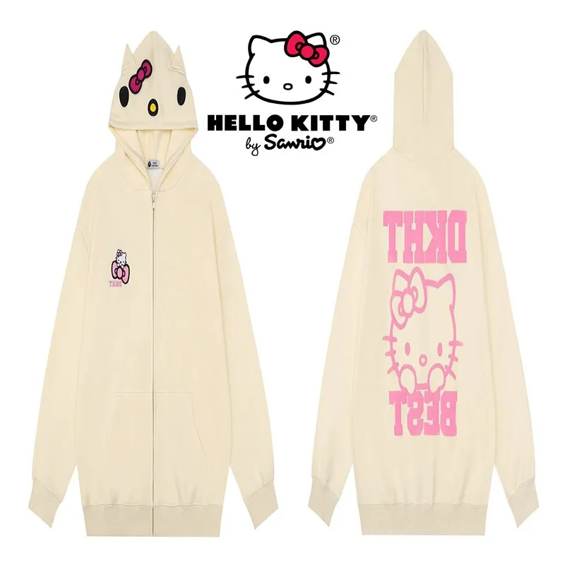 Sanrio Hello Kitty Y2k Clothing Hoodies Top Heartstopper Sweatshirts Zipper Oversize Loose All-match Fashion 2023 Autumn Woman
Sanrio Hello Kitty Y2k Clothing Hoodies Top Heartstopper Sweatshirts Zipper Oversize Loose All-match Fashion 2023 Autumn Woman