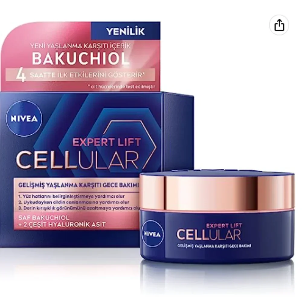 

Nivea Expert Lift Cellular Advanced Anti-age Night Cream 50ml Long-lasting Moisturizing Nourish Anti-wrinkle Firming Skin Care
