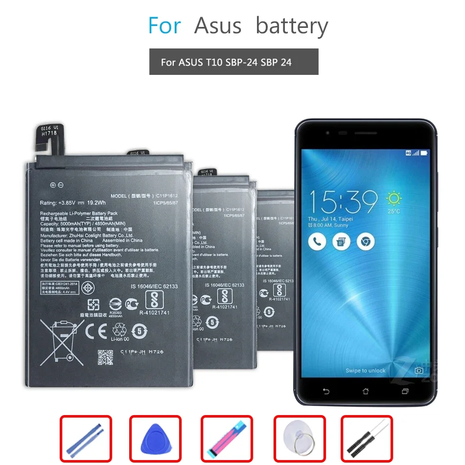 Мобильный телефон Аккумулятор для Asus ZE553KL, ZenFone 3 Zoom, ZenFone 3 Zoom Dual SIM LTE, Zenfone 3 Zoom S C11P1612 4850 мАч
Мобильный телефон Аккумулятор для Asus ZE553KL, ZenFone 3 Zoom, ZenFone 3 Zoom Dual SIM LTE, Zenfone 3 Zoom S C11P1612 4850 мАч