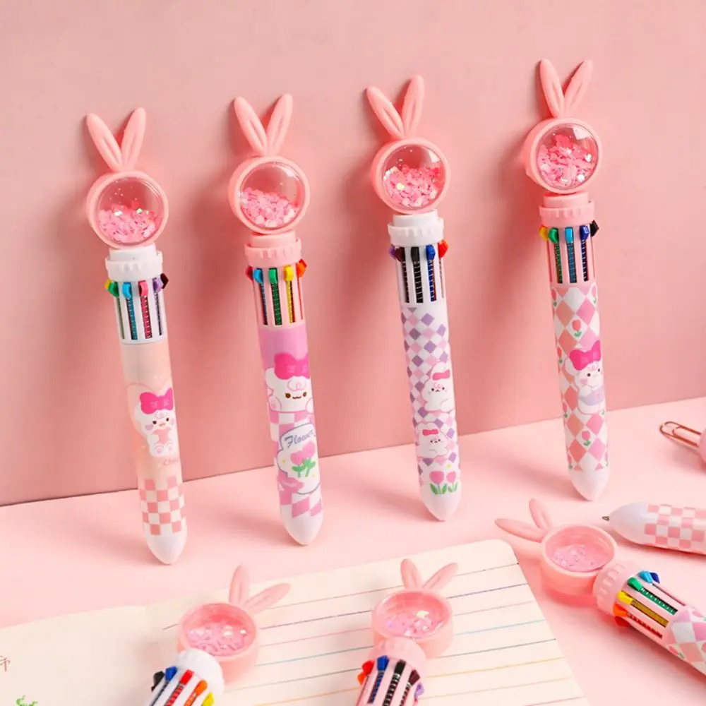 Drawing Multicolored Pens Cartoon Writing Quick Dry Marking Pen Rabbit Shape Sequins Press Gel Pen Stationery
Drawing Multicolored Pens Cartoon Writing Quick Dry Marking Pen Rabbit Shape Sequins Press Gel Pen Stationery