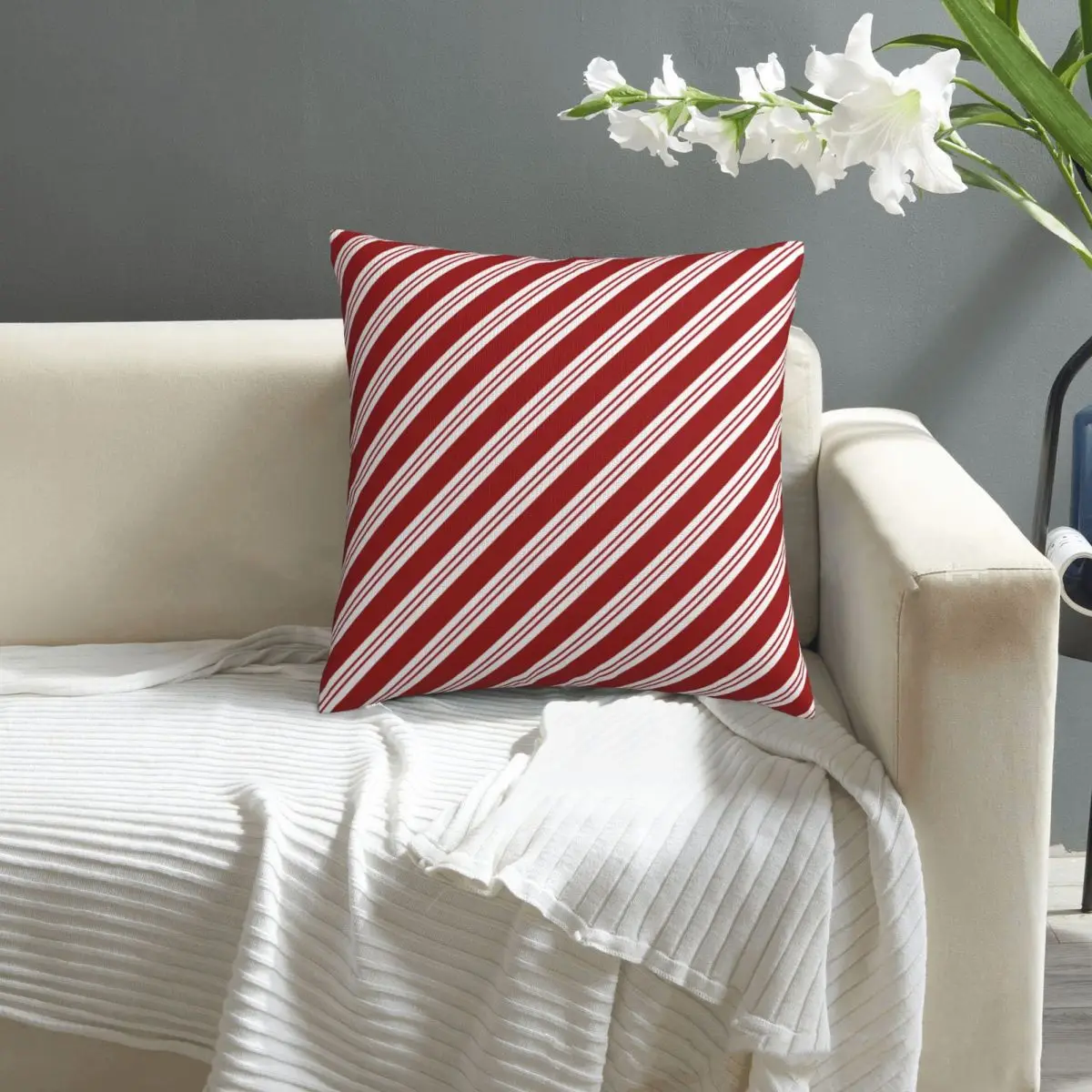 Red Line Pillow Case Christmas Candy Cane Stripes Spring Funny Pillowcase Polyester Bedroom Zipper Cover
Red Line Pillow Case Christmas Candy Cane Stripes Spring Funny Pillowcase Polyester Bedroom Zipper Cover
