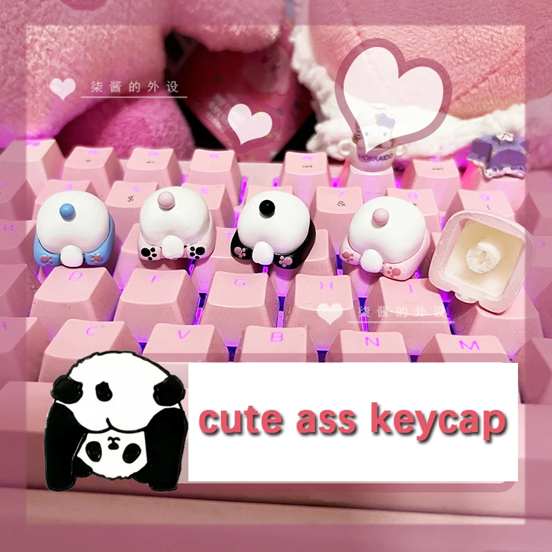 Mechanical Keyboard Resin All-In-One Cartoon R4 ESC Translucent Panda Butt Cross Axis Personality Handmade Keycap
Mechanical Keyboard Resin All-In-One Cartoon R4 ESC Translucent Panda Butt Cross Axis Personality Handmade Keycap