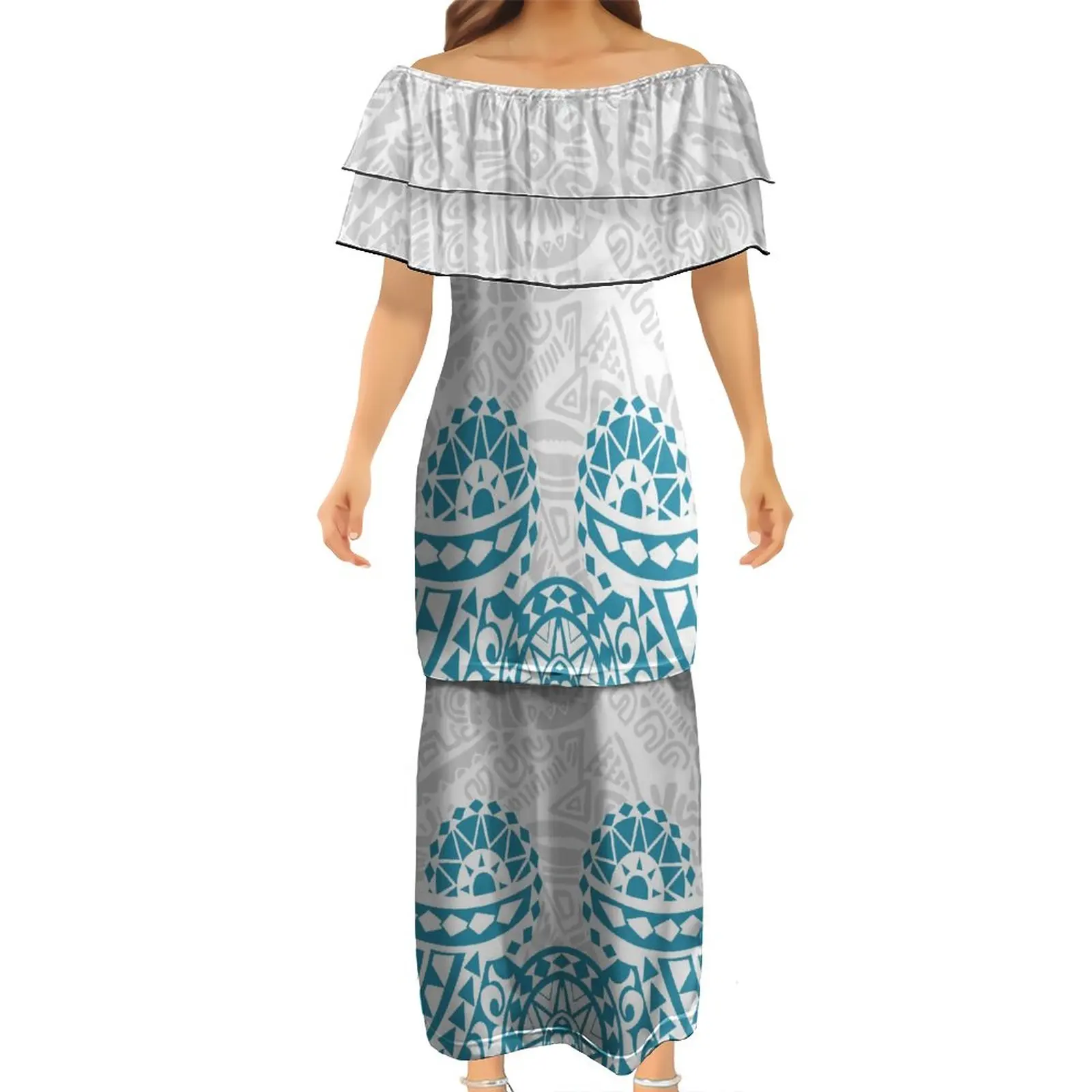 Прямая поставка, платье на одно плечо с двойными оборками, с открытыми плечами, топ с юбкой, комплект из двух предметов, оптовая продажа, полинезийские племенные
Прямая поставка, платье на одно плечо с двойными оборками, с открытыми плечами, топ с юбкой, комплект из двух предметов, оптовая продажа, полинезийские племенные