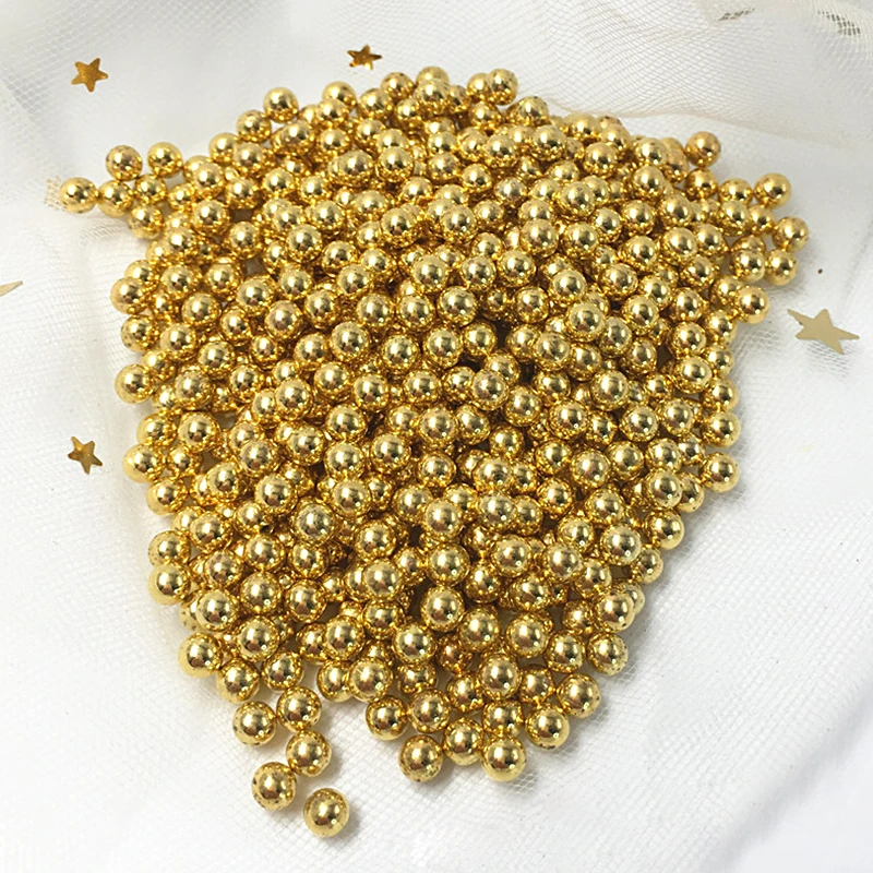 

Бусины золотые круглые без отверстий, 20 г, искусственный жемчуг, бусины разных размеров для рукоделия, «сделай сам», для изготовления ожерелий, браслетов, ювелирных изделий