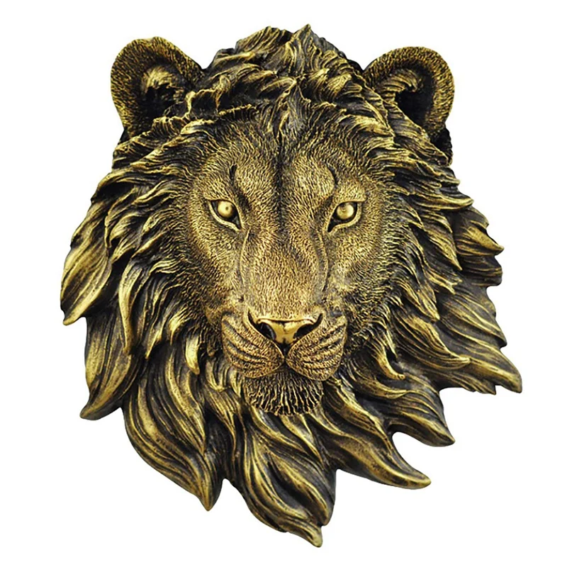 2Pcs Animal Head Wall Decor Lion Wall Decor Wall Statue Home Decor Creative Simulation Statue
2Pcs Animal Head Wall Decor Lion Wall Decor Wall Statue Home Decor Creative Simulation Statue