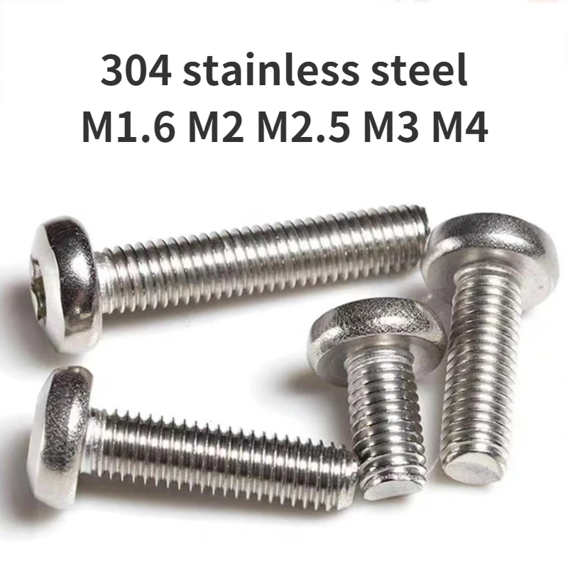 20/50/100Pcs M1.6 M2 M2.5 M3 M4 304 Stainless Steel Round Head Pan Head Inner Small Screw Bolt Extension Length=3mm-80mm
20/50/100Pcs M1.6 M2 M2.5 M3 M4 304 Stainless Steel Round Head Pan Head Inner Small Screw Bolt Extension Length=3mm-80mm