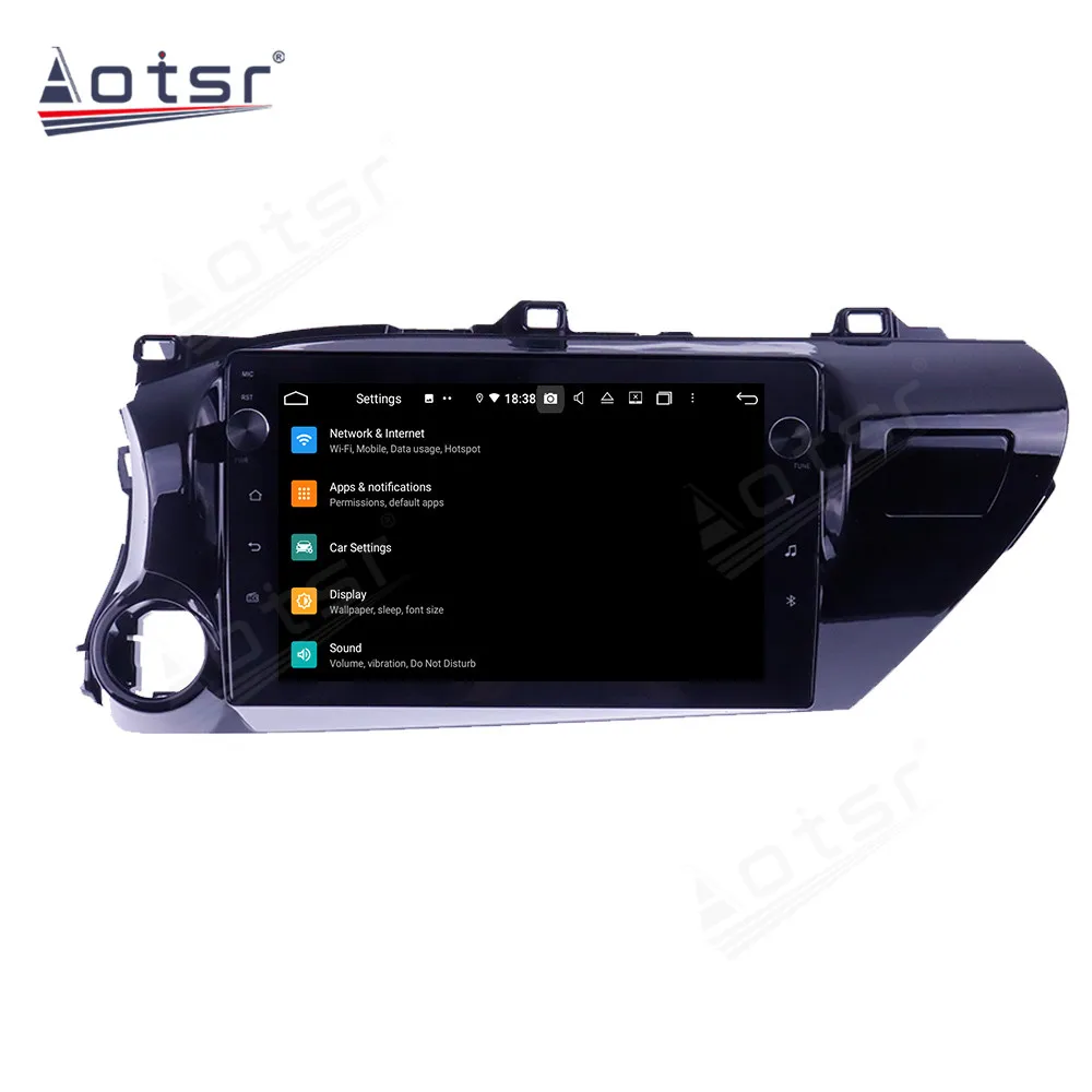 Android 10,0 Автомобильный GPS-навигатор, стерео головное устройство, мультимедийный плеер, радио для Hilux 2016-2018 Tesla style 4 + 64G
Android 10,0 Автомобильный GPS-навигатор, стерео головное устройство, мультимедийный плеер, радио для Hilux 2016-2018 Tesla style 4 + 64G