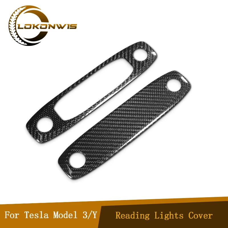 Car Real Carbon Fiber Front and Rear Reading Lights Cover Sticker For Tesla Model 3 Y Interior Decoration Decals Accessories
Car Real Carbon Fiber Front and Rear Reading Lights Cover Sticker For Tesla Model 3 Y Interior Decoration Decals Accessories