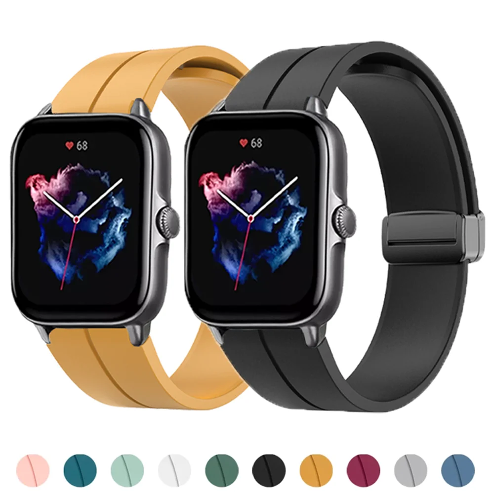 20mm magnetic buckle silicone strap for Amazfit GTS 2/4/3/2e/GTS 2 mini/GTR 4/2/3/pro/stratos/47mm 22mm bracelet correa 2023
20mm magnetic buckle silicone strap for Amazfit GTS 2/4/3/2e/GTS 2 mini/GTR 4/2/3/pro/stratos/47mm 22mm bracelet correa 2023