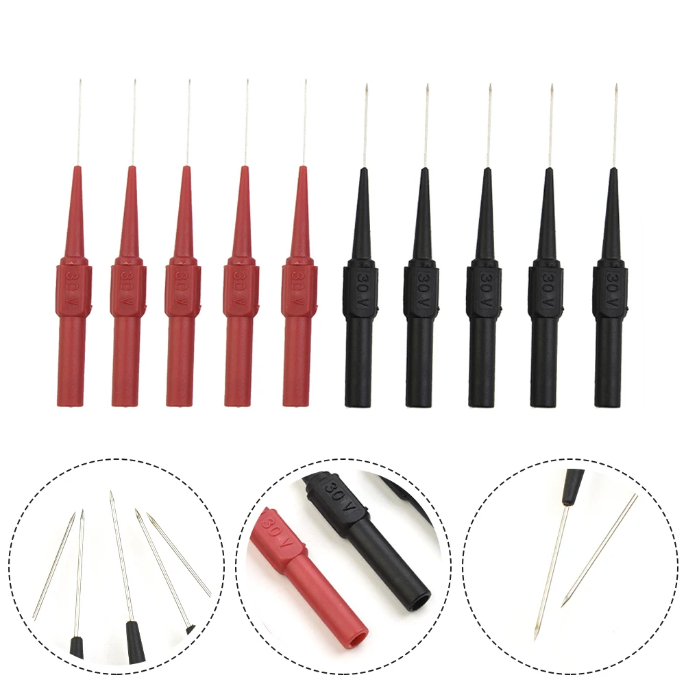 10pcs Test Probe Stainless Steel Multimeters Measuring Device Copper Needles Test Probes Plug Diagnostic Tools
10pcs Test Probe Stainless Steel Multimeters Measuring Device Copper Needles Test Probes Plug Diagnostic Tools