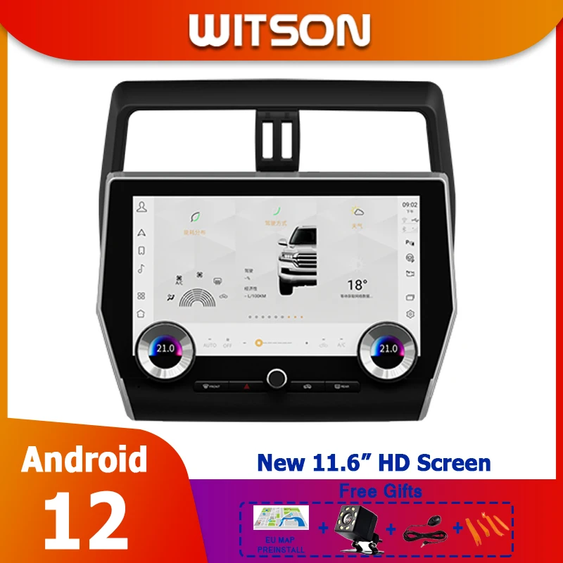 WITSON Car Radio For TOYOYA PRADO 2010-2022 2009-2016 11.2Inch Multimedia 2 din android Video Player Navigation GPS
WITSON Car Radio For TOYOYA PRADO 2010-2022 2009-2016 11.2Inch Multimedia 2 din android Video Player Navigation GPS