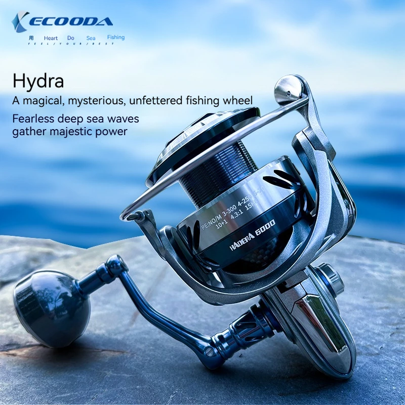 ECOODA Full Metal Hydra Sea Fishing Spinning Reel 4000-8000 New Carbon Ultralight Deep Sea Fishing Reel
ECOODA Full Metal Hydra Sea Fishing Spinning Reel 4000-8000 New Carbon Ultralight Deep Sea Fishing Reel