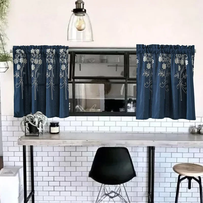 FF1048 Short curtain polyester cotton embroidered curtain finished product wholesale
FF1048 Short curtain polyester cotton embroidered curtain finished product wholesale