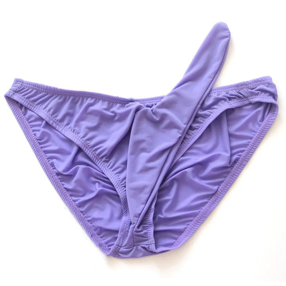 Sexy Men's Briefs Ice Silky Panties Ultra Thin Breathable Underpants Man Low-Waist Solid Trunk Elephant Nose Brief Underwear
Sexy Men's Briefs Ice Silky Panties Ultra Thin Breathable Underpants Man Low-Waist Solid Trunk Elephant Nose Brief Underwear