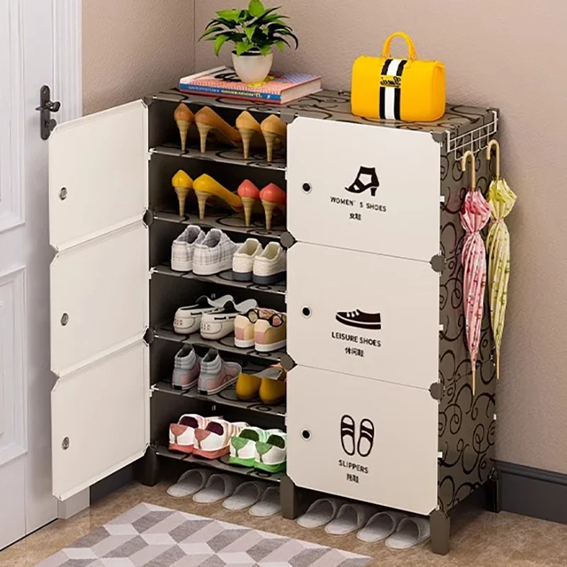 

Storage Mobile Shoe Rack Organizer Shelves Space Saving Shoe Rack Living Room Ultra Thin Meubles Chaussures Balcony Furniture