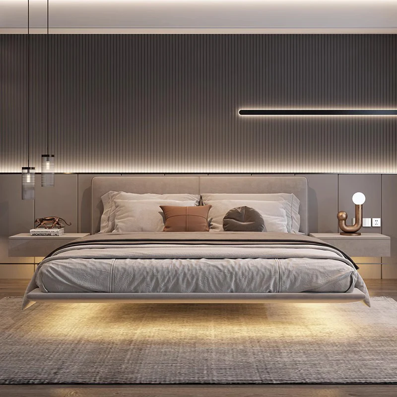 Italian minimalist sky suspension bed, technology fabric bed, modern simple master bedroom, suspended bed, small type bed, no
Italian minimalist sky suspension bed, technology fabric bed, modern simple master bedroom, suspended bed, small type bed, no
