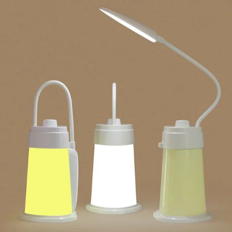 Creative Portable Lamps Rechargeable Learning LED Desk Lamp Night Light Two-in-one Desktop Atmosphere Light
Creative Portable Lamps Rechargeable Learning LED Desk Lamp Night Light Two-in-one Desktop Atmosphere Light