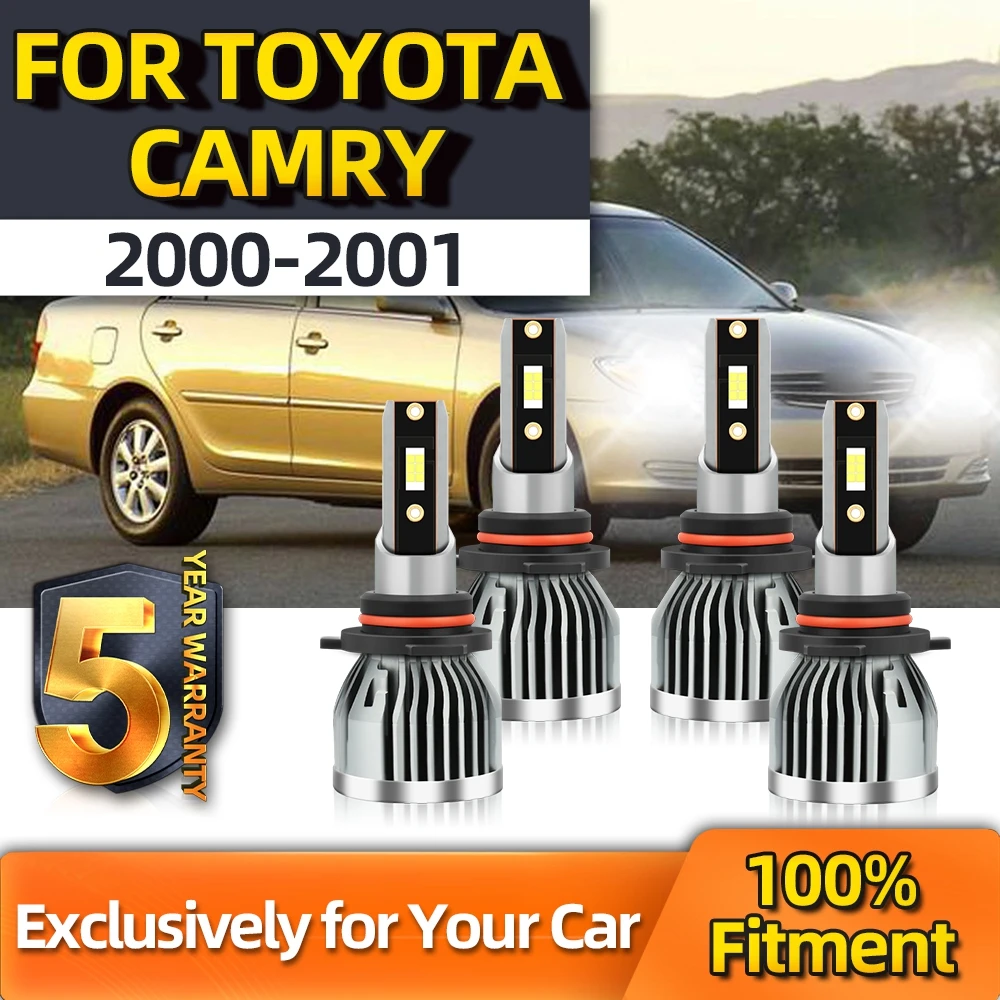 TEENRAM 4x Combo 9006 9005 Low Beam High Beam 16000LM 6000K Bright CSP Headlamp Plug-N-Play Kit For Toyota Camry 2000 2001
TEENRAM 4x Combo 9006 9005 Low Beam High Beam 16000LM 6000K Bright CSP Headlamp Plug-N-Play Kit For Toyota Camry 2000 2001