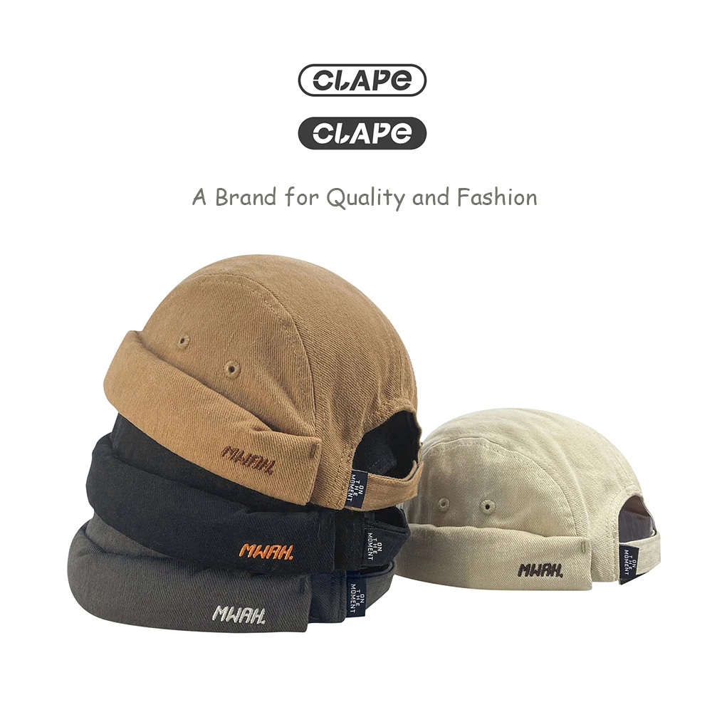 Clape Retro Streetwear Beanie Cap Brimless Hat 5 Panel Hat Unisex Docker Cap Rolled Cuff Harbour Hat Corduroy Sailor Biker Cap
Clape Retro Streetwear Beanie Cap Brimless Hat 5 Panel Hat Unisex Docker Cap Rolled Cuff Harbour Hat Corduroy Sailor Biker Cap