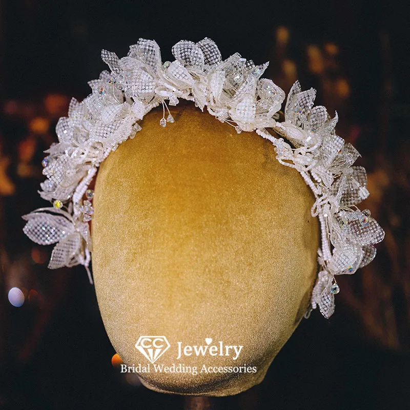 CC Flower Hairbands for Women Wedding Accessories Bridal Headpiece Engagement Hairwear Crystal Beads Shining Headbands AN414
CC Flower Hairbands for Women Wedding Accessories Bridal Headpiece Engagement Hairwear Crystal Beads Shining Headbands AN414
