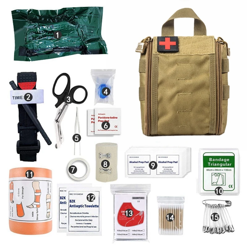 Tactical IFAK Medical First Aid Kit Pouch Survival Emergency Tourniquet Hunting EDC Moll Bags Military Outdoor Survival Gear
Tactical IFAK Medical First Aid Kit Pouch Survival Emergency Tourniquet Hunting EDC Moll Bags Military Outdoor Survival Gear