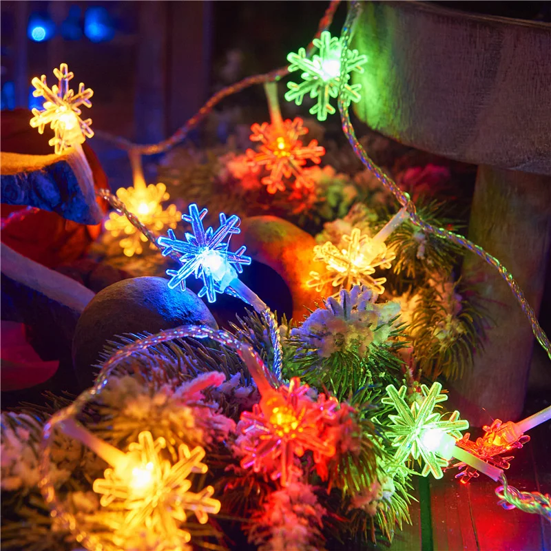 Christmas Snowflake LED String Light Garland Xmas Decoration Party Home Xmas Santa Claus Gifts Navidad Happy 2024 New Year Natal
Christmas Snowflake LED String Light Garland Xmas Decoration Party Home Xmas Santa Claus Gifts Navidad Happy 2024 New Year Natal
