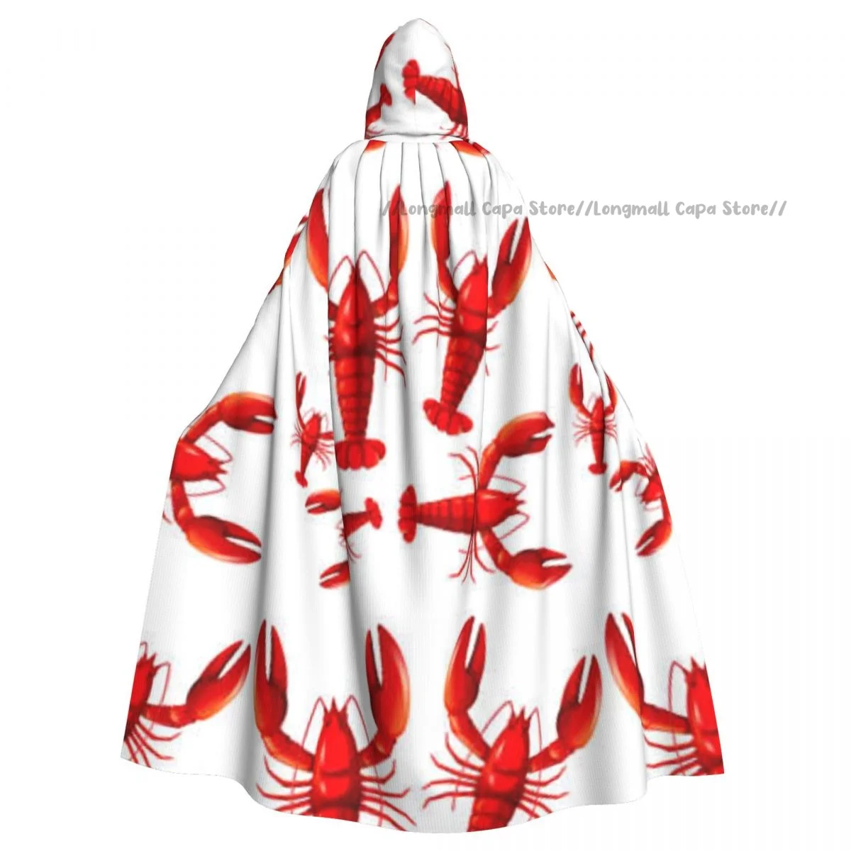 Red Lobster Hooded Cloak Coat Halloween Cosplay Costume Vampire Devil Wizard Cape Gown Party
Red Lobster Hooded Cloak Coat Halloween Cosplay Costume Vampire Devil Wizard Cape Gown Party