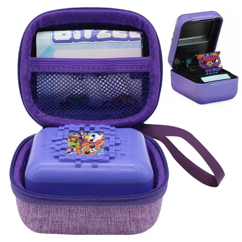 Hand Strap Velvet Lining Electronic Digital Pet Travel Bag Anti Scratch EVA Cute Hard Case Compatible With Bitzees Digital Pet
Hand Strap Velvet Lining Electronic Digital Pet Travel Bag Anti Scratch EVA Cute Hard Case Compatible With Bitzees Digital Pet