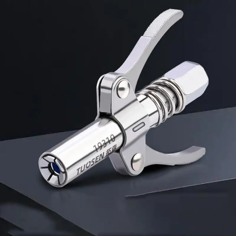 Double Gear Oil Nozzle Manual Pneumatic Grease Gun Universal Mouth Self-locking Lock Clamp Type High Pressure Oil Nozzle
Double Gear Oil Nozzle Manual Pneumatic Grease Gun Universal Mouth Self-locking Lock Clamp Type High Pressure Oil Nozzle