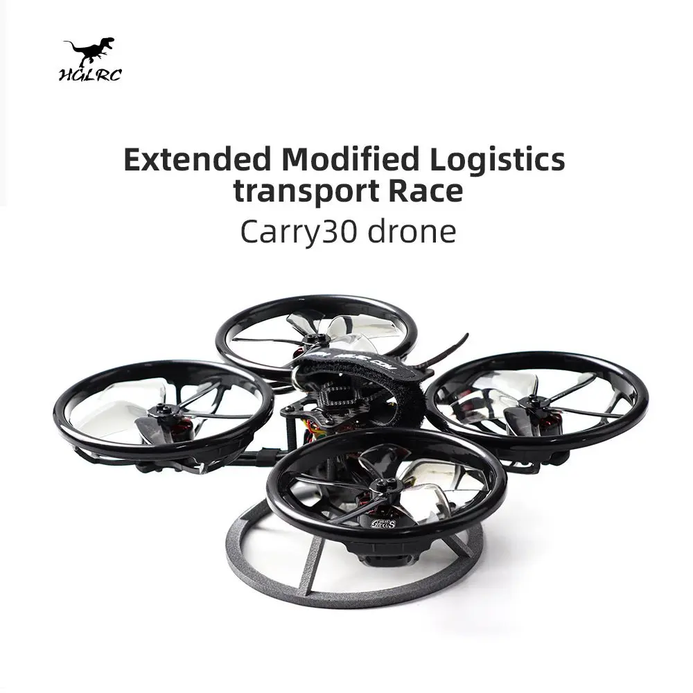 HGLRC Carry30 Logistics Transport 3inch Cinewhoop FPV Drone Zeus F722 mini 28A 1804 3500KV 3S
HGLRC Carry30 Logistics Transport 3inch Cinewhoop FPV Drone Zeus F722 mini 28A 1804 3500KV 3S