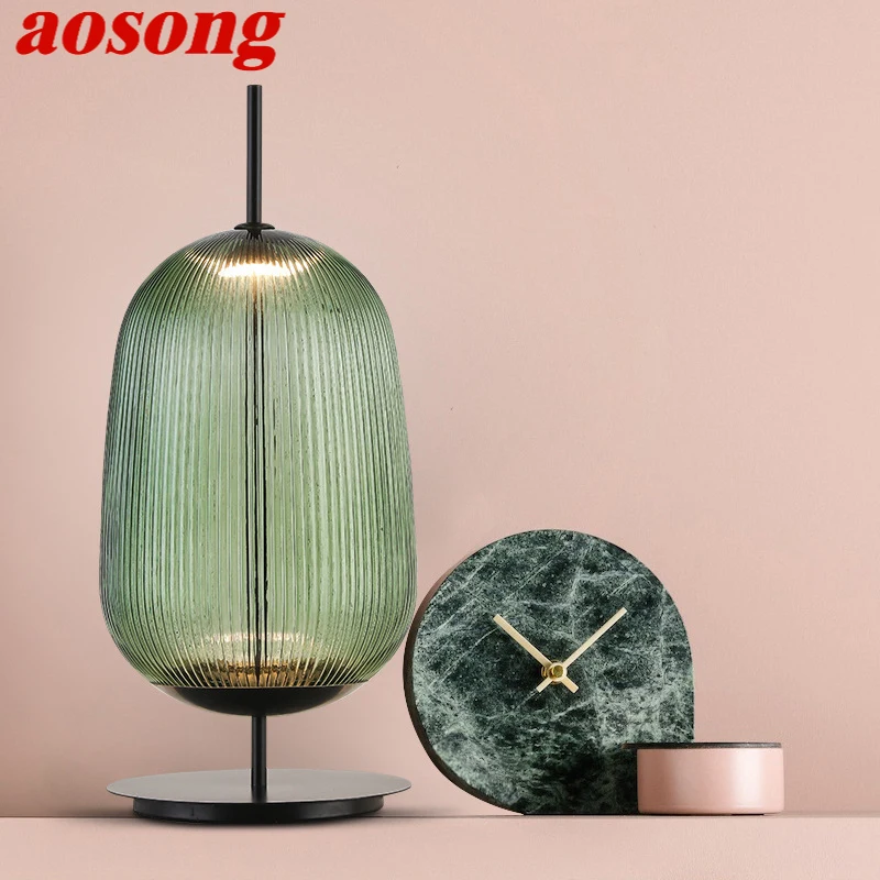 AOSONG Contemporary GlassTable Lamp Nordic Fashionable Living Room Bedroom Personality Creative LED Decoration Desk Light
AOSONG Contemporary GlassTable Lamp Nordic Fashionable Living Room Bedroom Personality Creative LED Decoration Desk Light