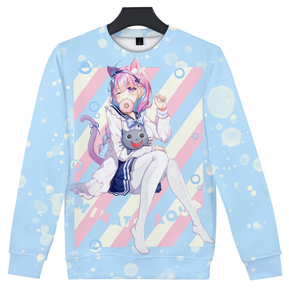 HOLOLIVE VTuber minato aqua 3D печать осень и зима праздник страстный стиль Мужчины/Женщины Повседневная кавайная одежда круглая
HOLOLIVE VTuber minato aqua 3D печать осень и зима праздник страстный стиль Мужчины/Женщины Повседневная кавайная одежда круглая