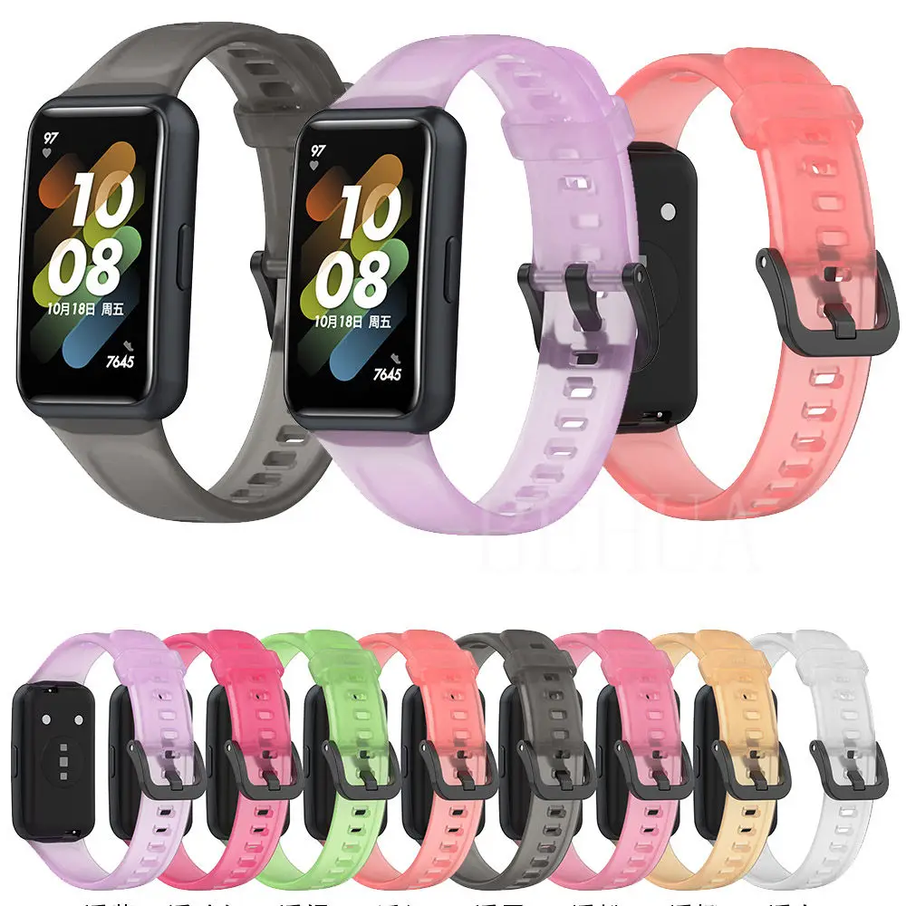 Ремешок для смарт-часов Huawei Band 7, крутой спортивный сменный прозрачный браслет для наручных часов
Ремешок для смарт-часов Huawei Band 7, крутой спортивный сменный прозрачный браслет для наручных часов