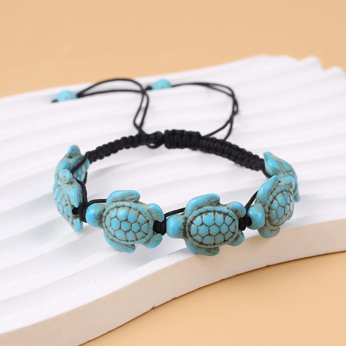 Bohemian Retro Blue Turquoise Turtle Shaped Beaded Adjustable Bracelet Rope Chain Women Men Friendship Summer Beach Jewelry Gift
Bohemian Retro Blue Turquoise Turtle Shaped Beaded Adjustable Bracelet Rope Chain Women Men Friendship Summer Beach Jewelry Gift