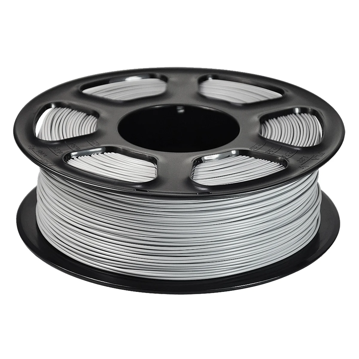 

PLA 3D Printer Filament, Neatly Wound PLA Filament 1.75mm Fit Most FDM 3D Printers,1KG Spool PLA Filament Grey