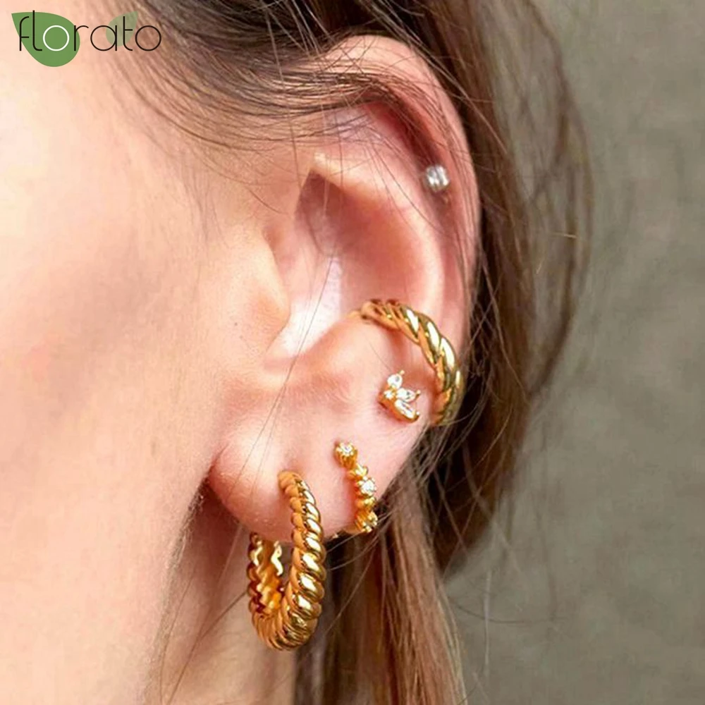 925 Sterling Silver Needle Vintage Twist Gold Earrings for Women Fashion C Shape Stud Earrings Party Luxury Jewelry Premium Gift
925 Sterling Silver Needle Vintage Twist Gold Earrings for Women Fashion C Shape Stud Earrings Party Luxury Jewelry Premium Gift