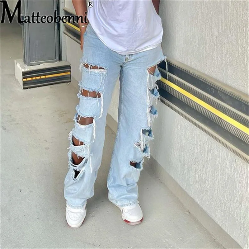 Women Ripped Boyfriends Jeans High Waist Baggy Denim Pants Wide Leg Straight Trousers Y2k Streetwear Vintage Loose Casual Pants
Women Ripped Boyfriends Jeans High Waist Baggy Denim Pants Wide Leg Straight Trousers Y2k Streetwear Vintage Loose Casual Pants