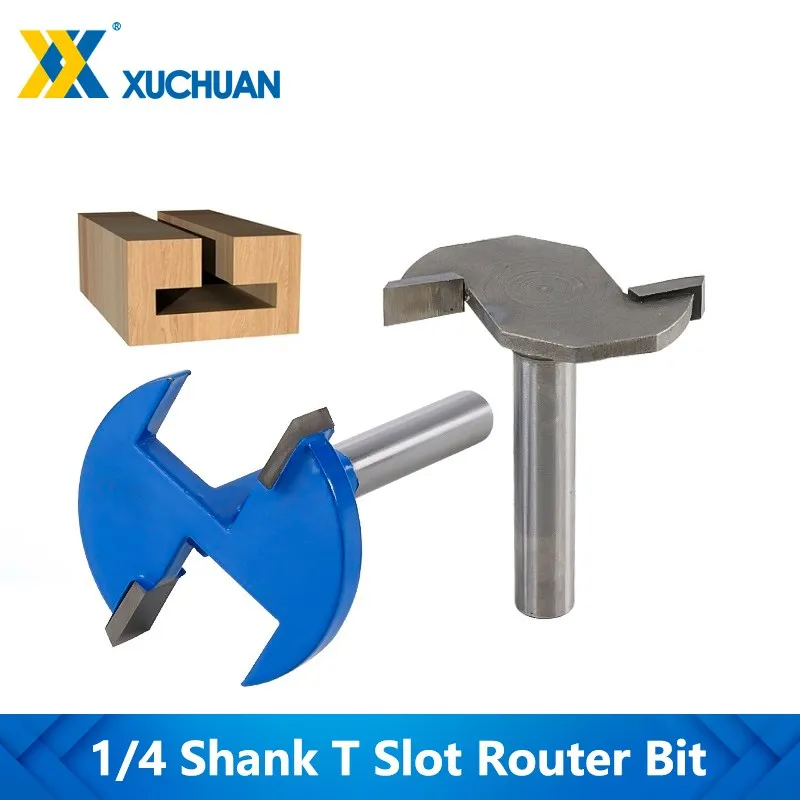 1pc 1/4''(6.35mm) 8mm Shank T-Slot & T-Track Slotting Router Bit Carbide CNC End Milling Cutter Wood Router Bit
1pc 1/4''(6.35mm) 8mm Shank T-Slot & T-Track Slotting Router Bit Carbide CNC End Milling Cutter Wood Router Bit