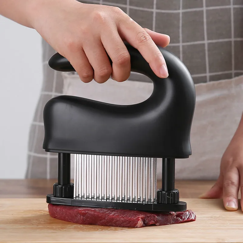 Tenderizer для мяса, 48 пин, игла для пирсинга мяса, бытовой молоток для мяса из нержавеющей стали для стейка, инструмент для избиения мяса
Tenderizer для мяса, 48 пин, игла для пирсинга мяса, бытовой молоток для мяса из нержавеющей стали для стейка, инструмент для избиения мяса