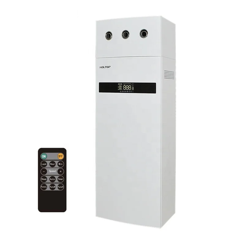 Floor standing ductless fresh air supply smoke heat recovery ventilation system
Floor standing ductless fresh air supply smoke heat recovery ventilation system