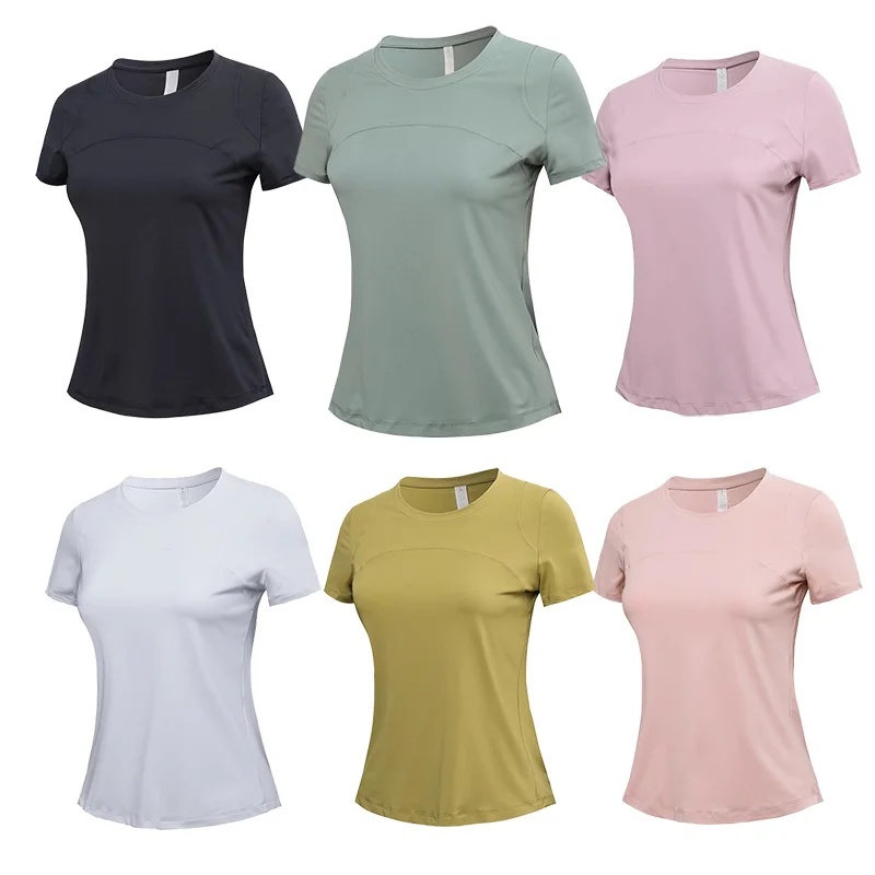 Sunscreen Quick-drying Sports Top Women Fitness Clothing Short-sleeved Yoga T-shirt Summer Cool Feeling Morning Running Blouse
Sunscreen Quick-drying Sports Top Women Fitness Clothing Short-sleeved Yoga T-shirt Summer Cool Feeling Morning Running Blouse