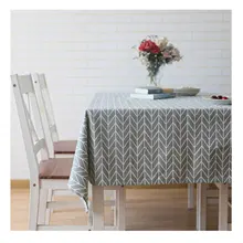 Linen Tablecloths, Waterproof Table Covers Wheat Pattern Gray Dining Table Coffee Table Deco
Linen Tablecloths, Waterproof Table Covers Wheat Pattern Gray Dining Table Coffee Table Deco