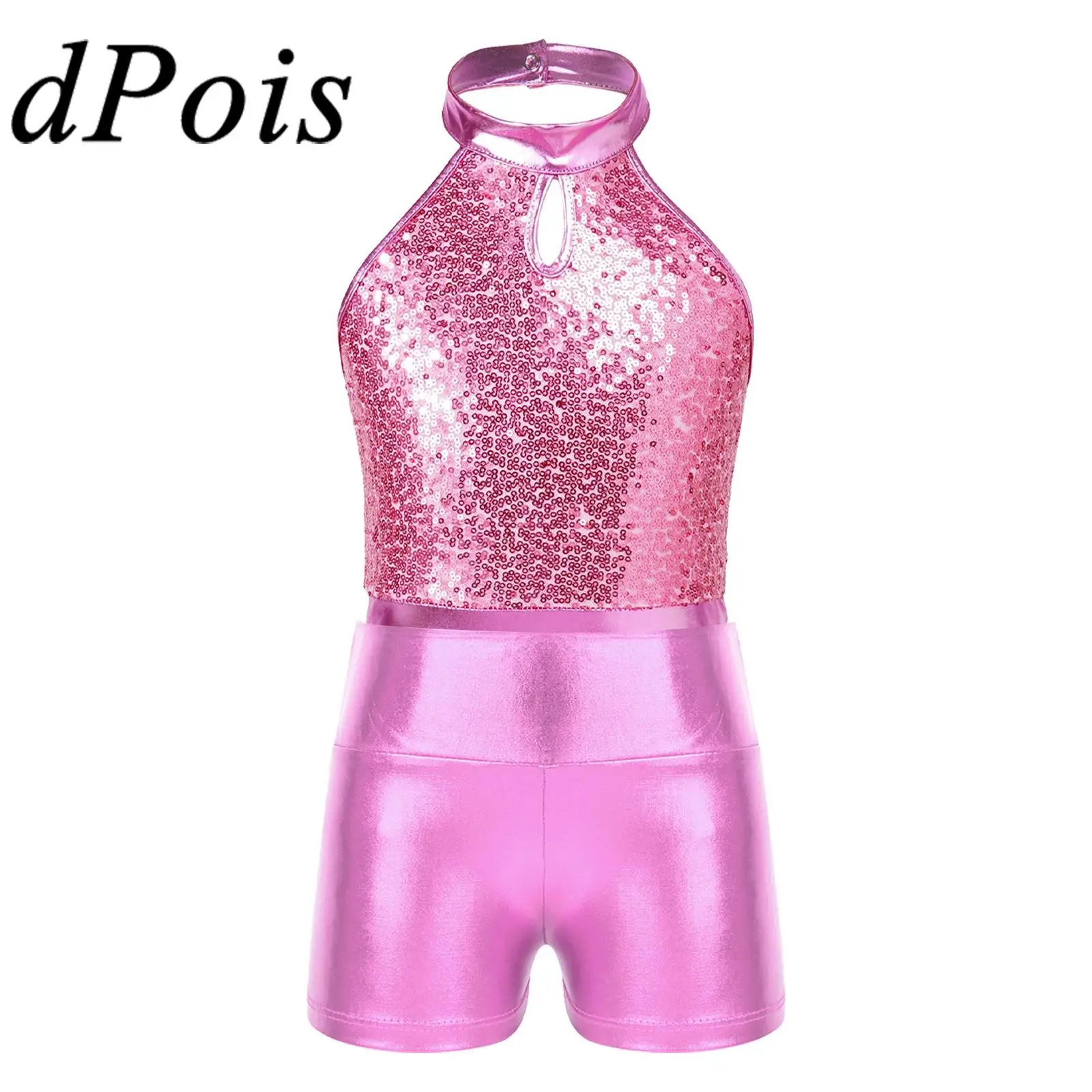 Fashion Children Ballet Dance Leotards Sleeveless Halter Kids Sequin Gymnastics Bodysuit for Girls Performance Skating Jumpsuit
Fashion Children Ballet Dance Leotards Sleeveless Halter Kids Sequin Gymnastics Bodysuit for Girls Performance Skating Jumpsuit