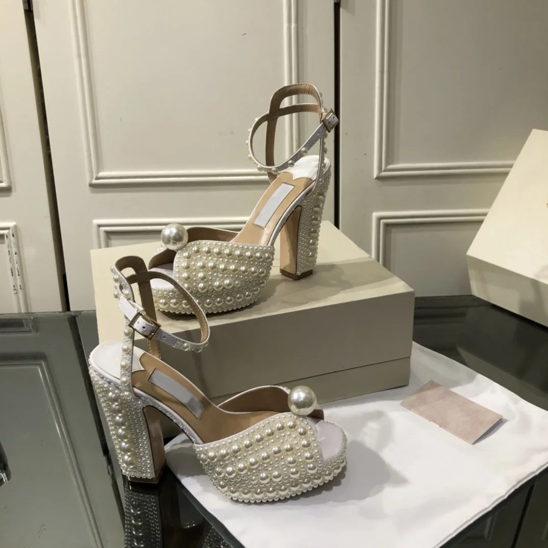 Women's Shoes Sacaria/Pf 120 White Satin Platform Sandals All-over Pearl Embellishment Wedding Bridal Brand Oeing 8882306142315
Women's Shoes Sacaria/Pf 120 White Satin Platform Sandals All-over Pearl Embellishment Wedding Bridal Brand Oeing 8882306142315