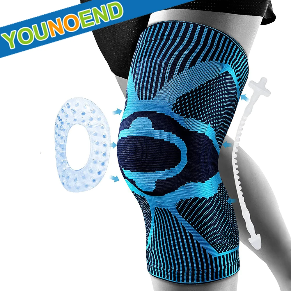 1Pair Knee Brace Compression Sleeve Support with Patella Gel Pad & Side Spring Stabilizers,Protector for Joint Pain Relief
1Pair Knee Brace Compression Sleeve Support with Patella Gel Pad & Side Spring Stabilizers,Protector for Joint Pain Relief
