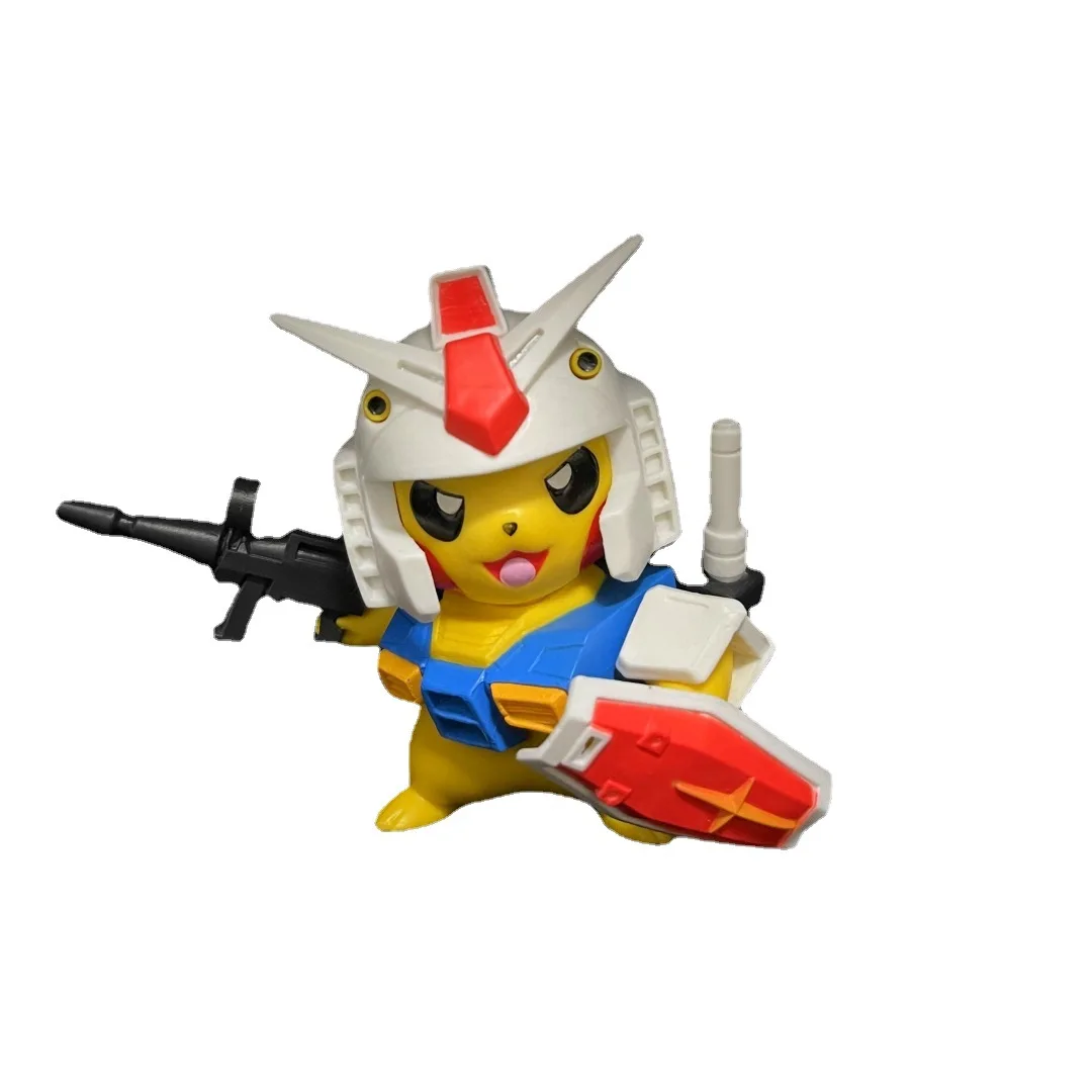 11cm Anime Takara Tomy Pokemon Cos pikachu Gundam Action Figure PVC Model Classic Decoration Toy Children's Birthday Gifts
11cm Anime Takara Tomy Pokemon Cos pikachu Gundam Action Figure PVC Model Classic Decoration Toy Children's Birthday Gifts