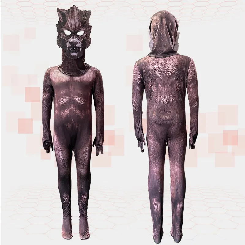 Game Were Wolf Cosplay Jumpsuit Child Scary Werewolf Bodysuit Children's Day Stage Performance Outfits Halloween Carnival Party
Game Were Wolf Cosplay Jumpsuit Child Scary Werewolf Bodysuit Children's Day Stage Performance Outfits Halloween Carnival Party