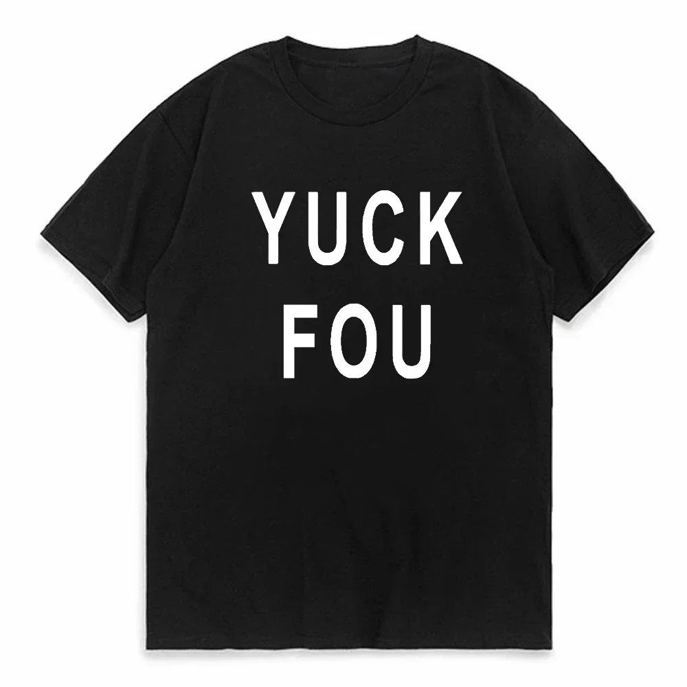 YUCK FOU T-Shirt Summer Short Sleeves Print Tee mens O-Neck Letters Men Casual Graphic Tees Tops Camiseta heavyweight fashion
YUCK FOU T-Shirt Summer Short Sleeves Print Tee mens O-Neck Letters Men Casual Graphic Tees Tops Camiseta heavyweight fashion
