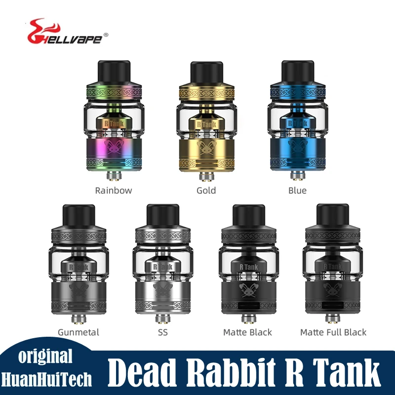 Original Hellvape Dead Rabbit R Tank Atomizer 0.2 ohm Mesh Coil 5/6.5ml Capacity Rebuildable Mesh Tank Vaporizer 510 Drip Tip
Original Hellvape Dead Rabbit R Tank Atomizer 0.2 ohm Mesh Coil 5/6.5ml Capacity Rebuildable Mesh Tank Vaporizer 510 Drip Tip
