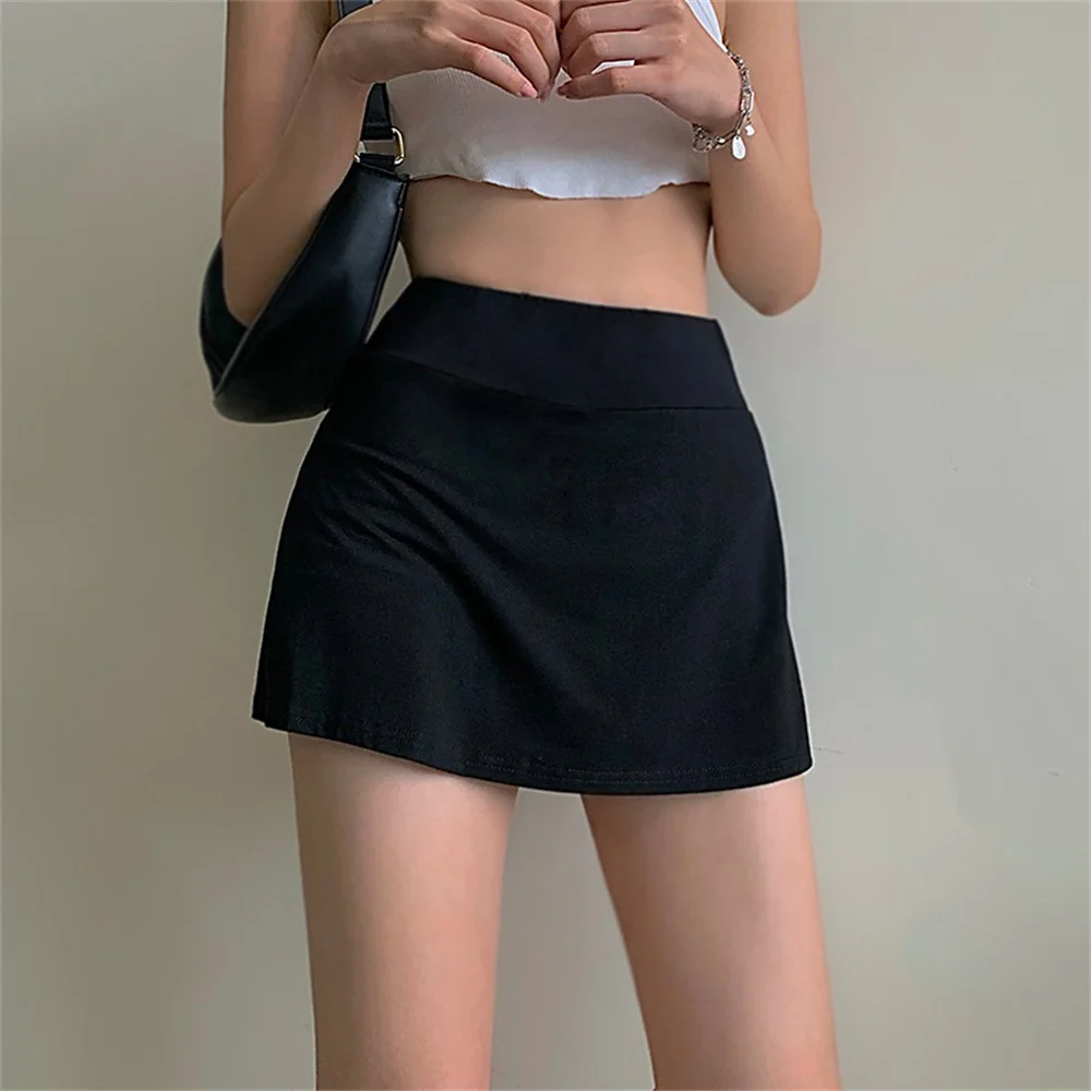 Women's High Waist Sexy Tennis Skirt Tight Bag Hip Summer Solid Color Sports Culottes Slit A-line Mini Skirt
Women's High Waist Sexy Tennis Skirt Tight Bag Hip Summer Solid Color Sports Culottes Slit A-line Mini Skirt